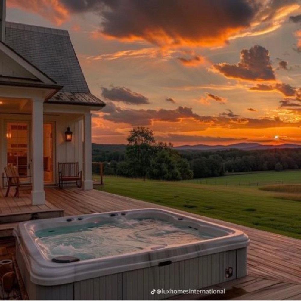 Outdoor Hot Tub with Scenic View
